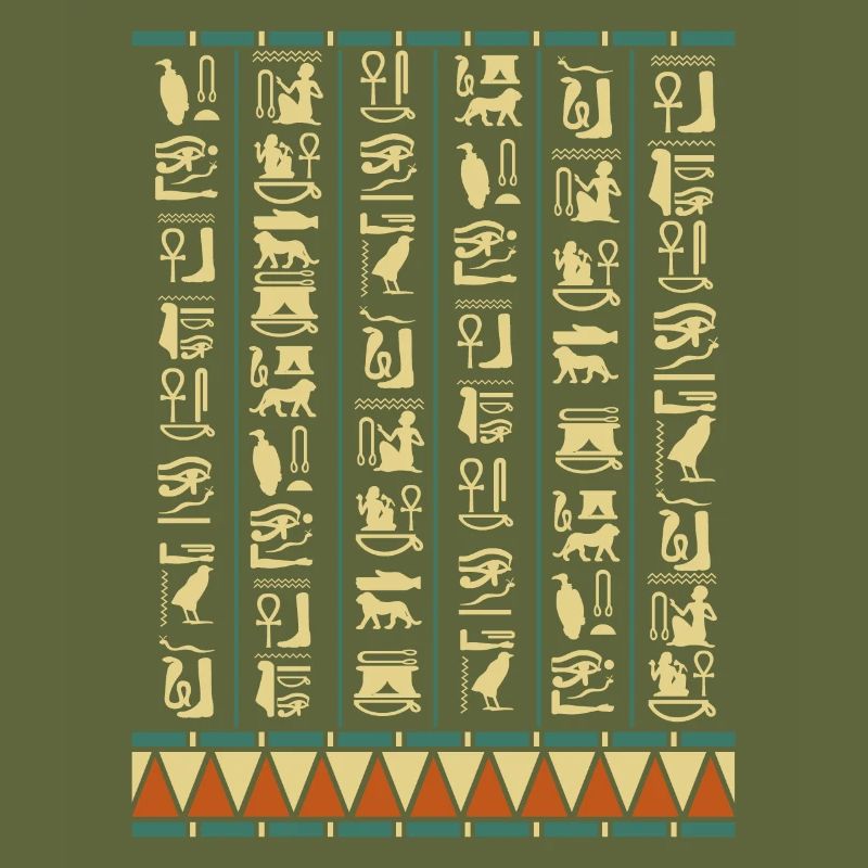 Hieroglyphs Pyramids Ancient Egypt