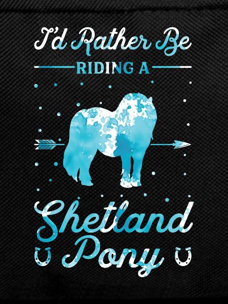 Riding a Shetland Pony