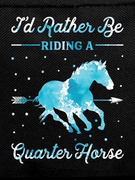 Riding a Quarter Horse