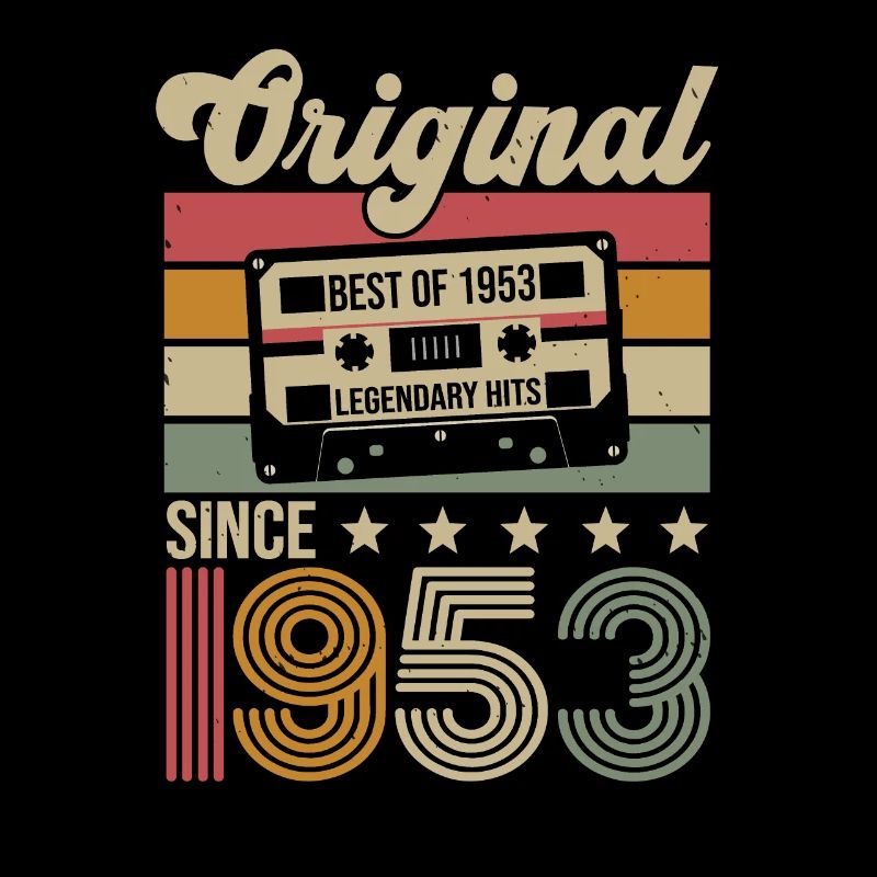 Vintage Geburtstag Original Geschenkidee 1953