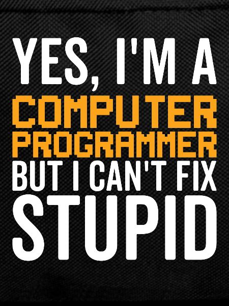 Stupid - Computer Programmer