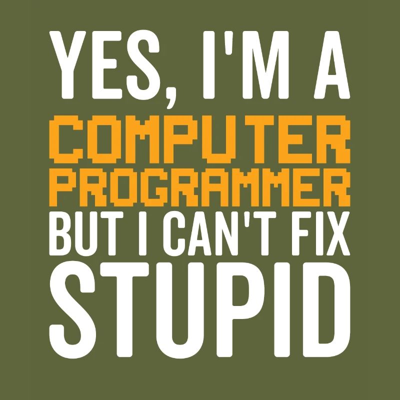 Stupide - Programmeur informatique