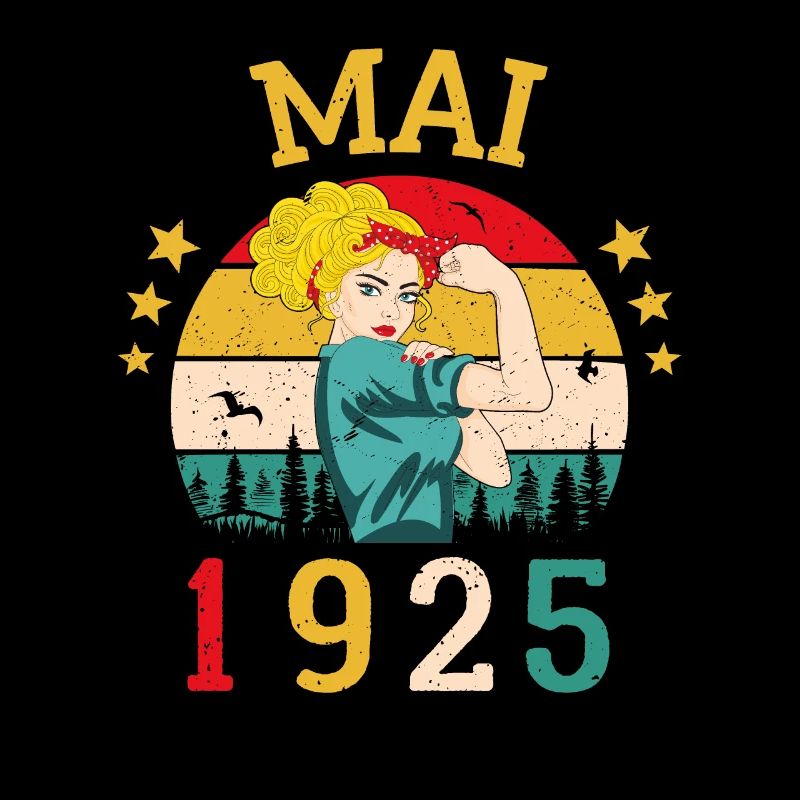 May 1925 Anniversary Vintage Happy Birthday