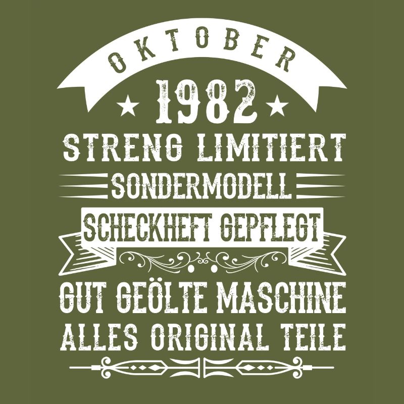 October 1982 - 40th birthday gift. German.