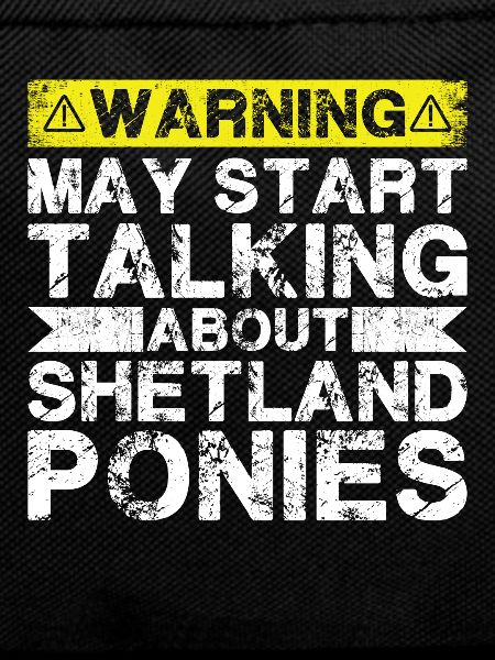 Talk about Shetland ponies
