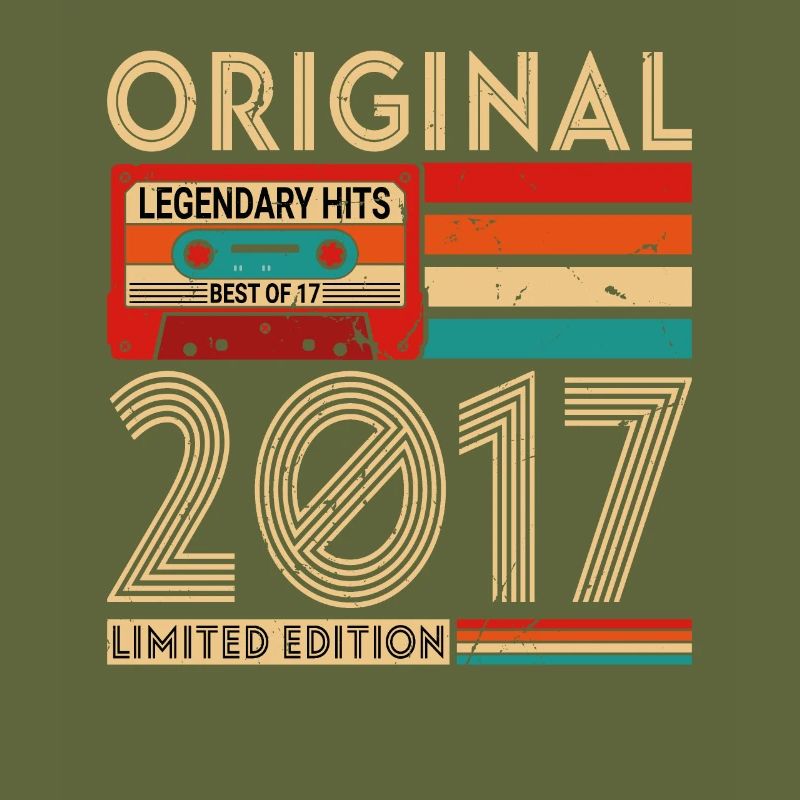 Original Vintage Geburtstag Geschenkidee 2017