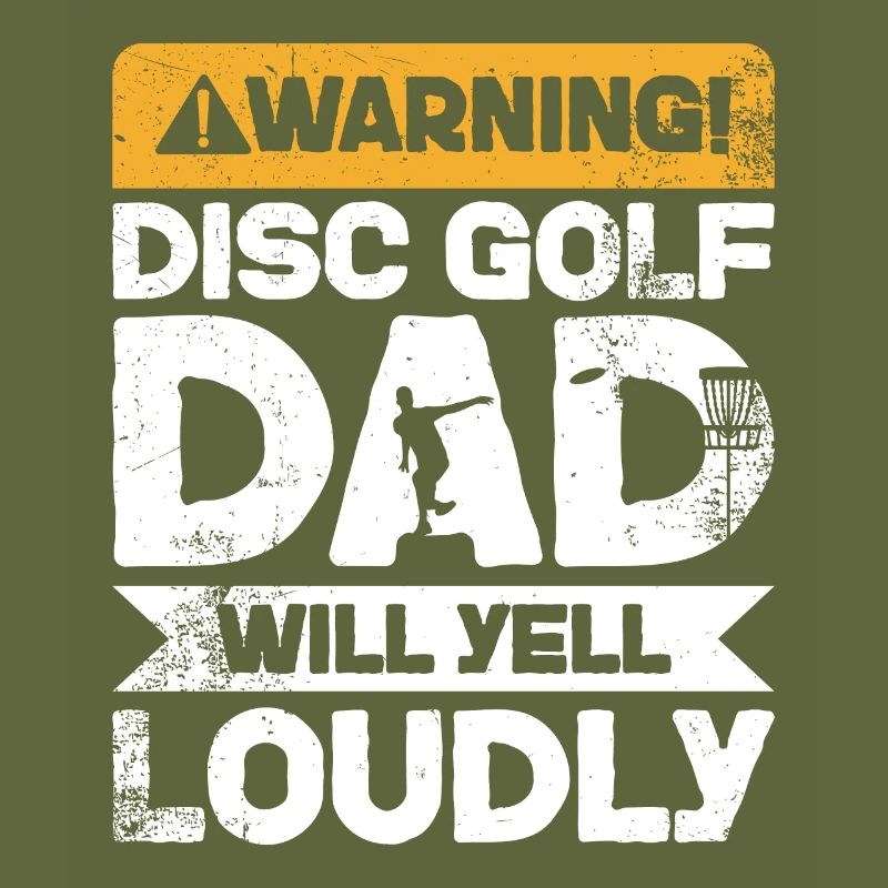 Warning Screaming - Disc Golf Dad