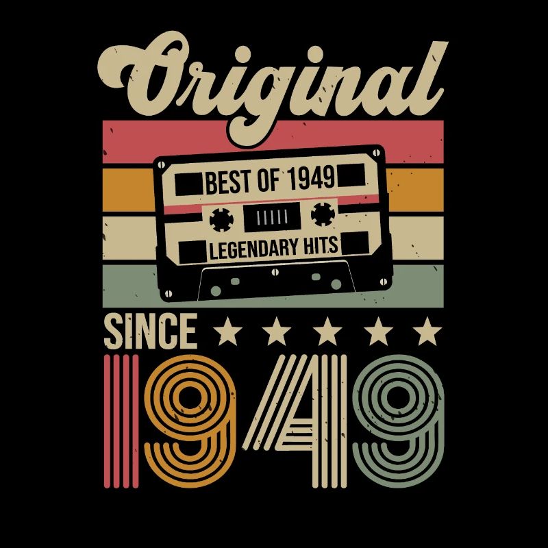 Vintage Geburtstag Original Geschenkidee 1949