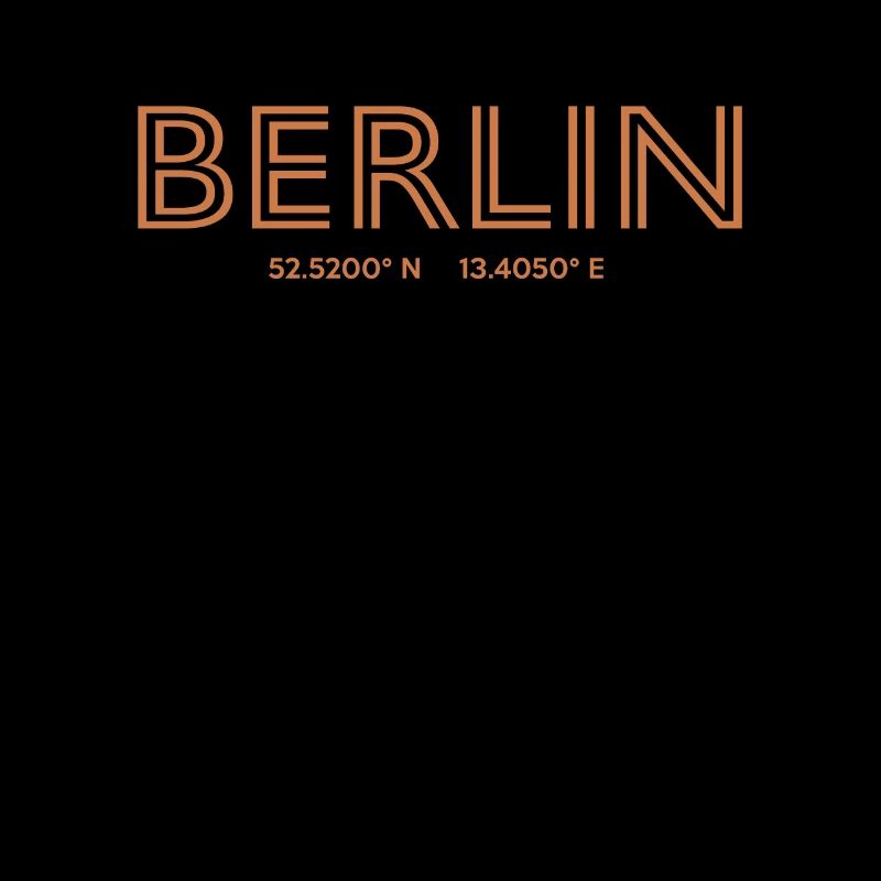 Germany city coordinates - Berlin
