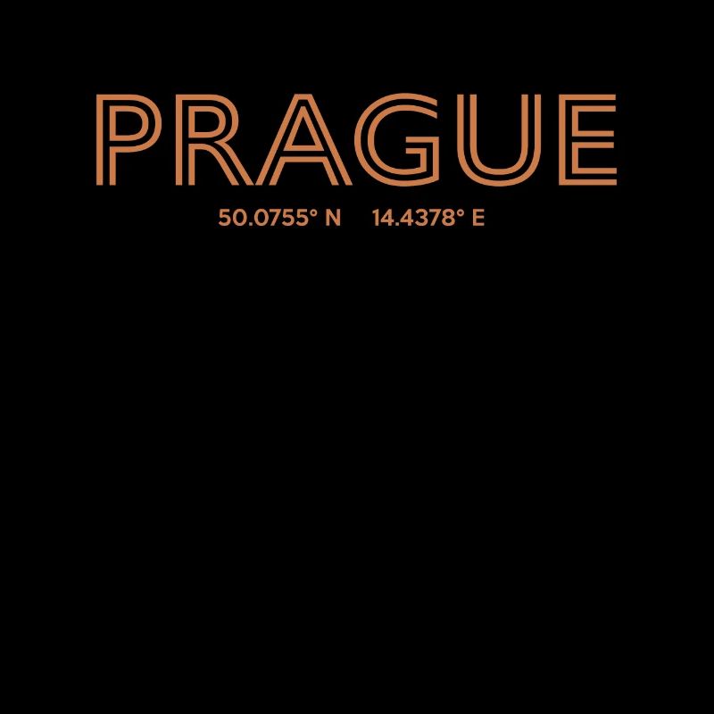 Coordonnées de la ville de République tchèque - Prague