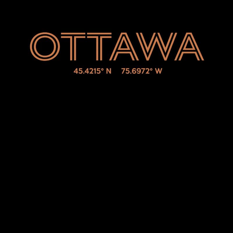 Canada City Coordinates - Ottawa