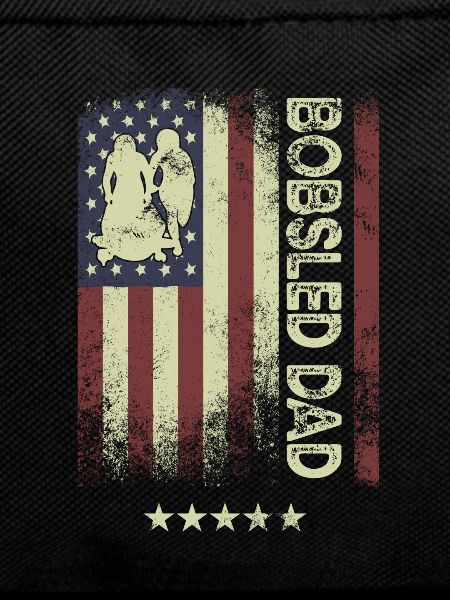 USA American Flag - Bobsled Dad