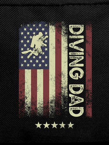 USA American Flag - Dive Father