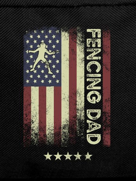 U.S. Flag - Fencing Dad