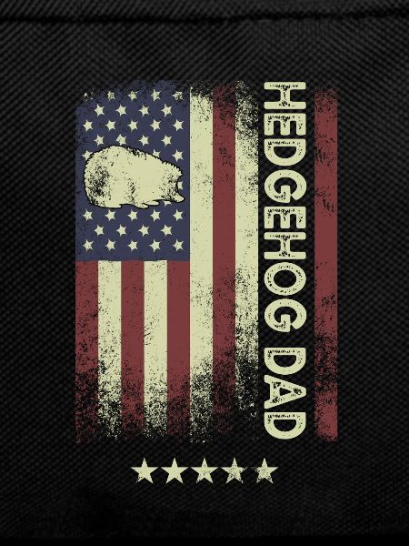 U.S. Flag - Hedgehog Dad