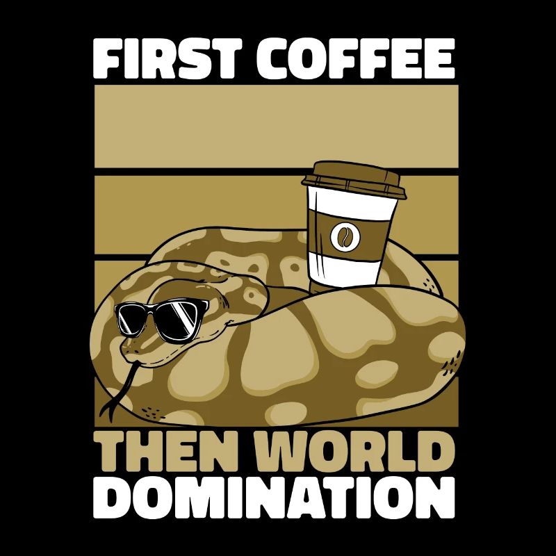 Boa Constrictor Schlange Kaffee Sonnenbrille