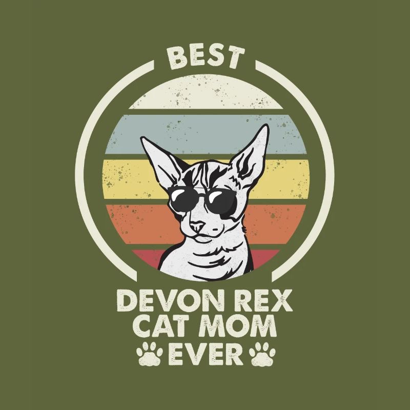 Cat Mom - Devon Rex Cat