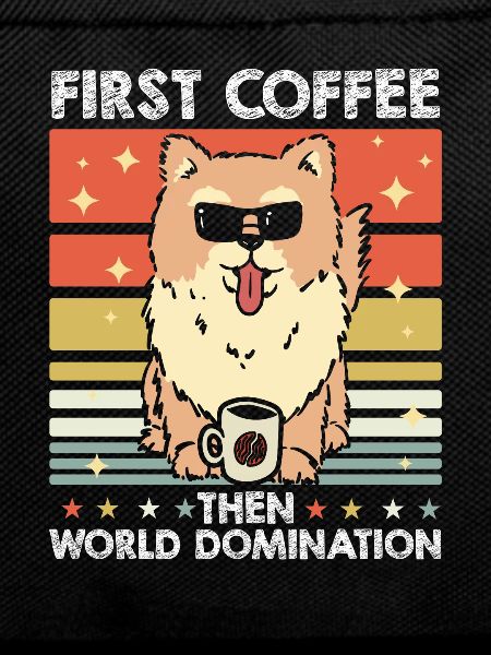 Pomeranian Sunglasses Coffee