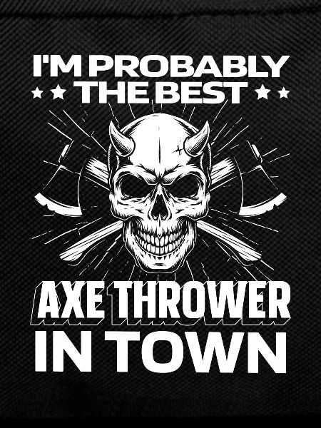 Axe Throwing Axe Thrower Skull