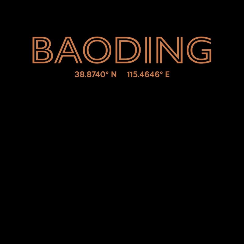 China Stadt Koordinaten - Baoding