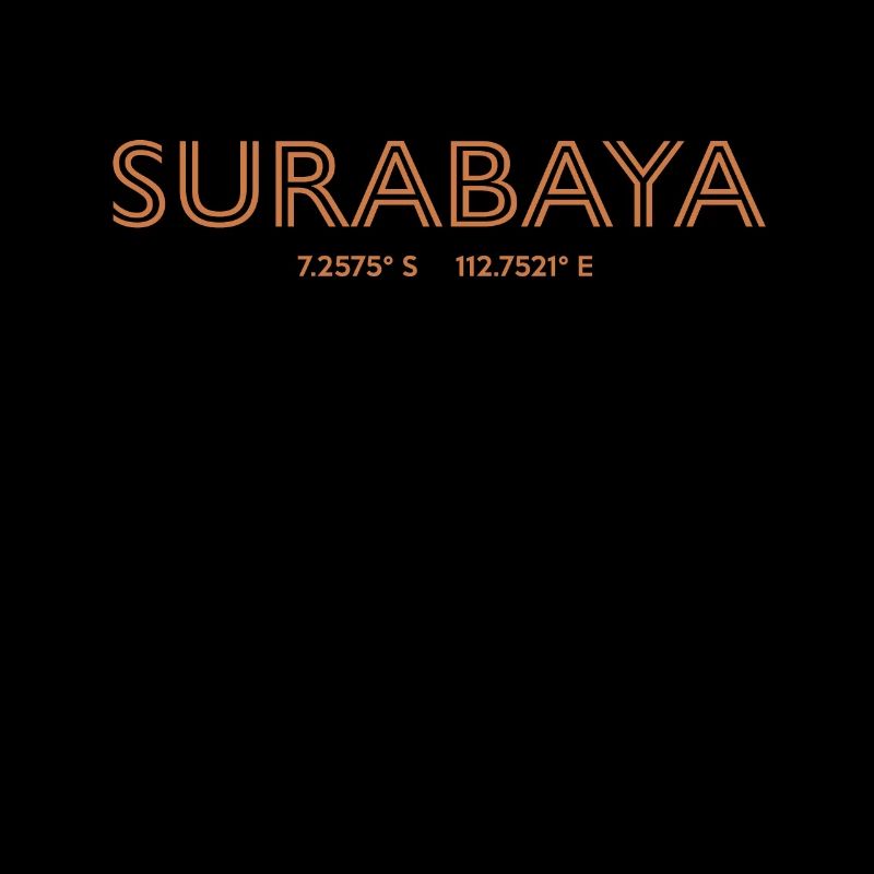 Indonesia City Coordinates - Surabaya