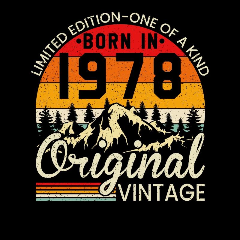 Unique in its kind born in 1978 Original vintage