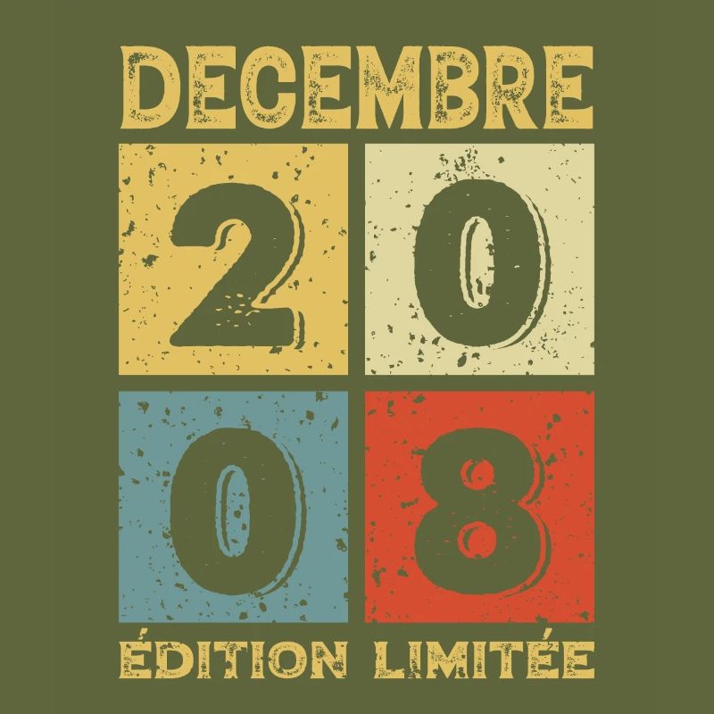 Anniversaire Vintage Idée Cadeau Décembre 2008