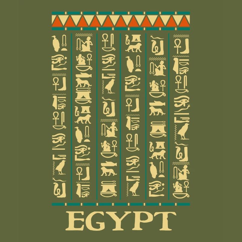 Hieroglyphics Pyramids Ancient Egypt