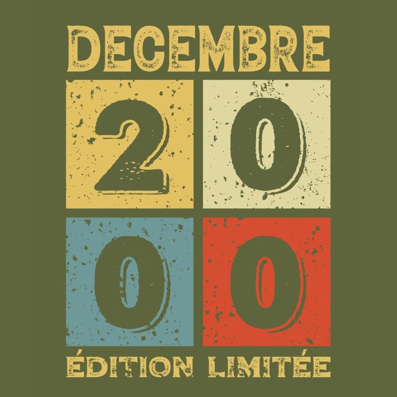 Anniversaire Vintage Idée Cadeau Décembre 2000