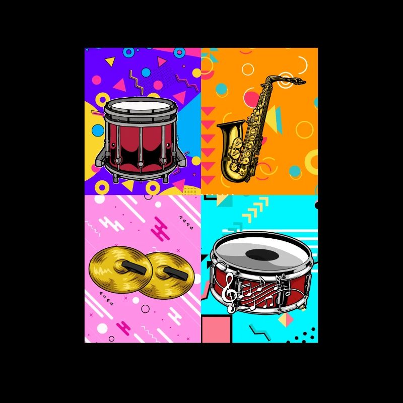 Spielmannszug Drums Pop Art