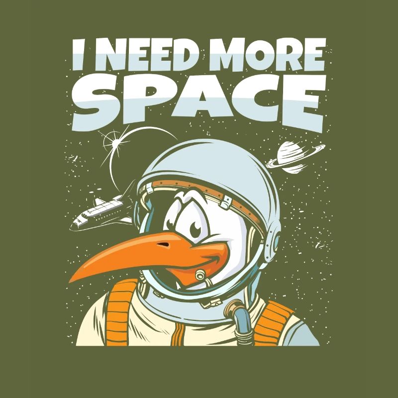 Möwe Astronaut I Need More Space