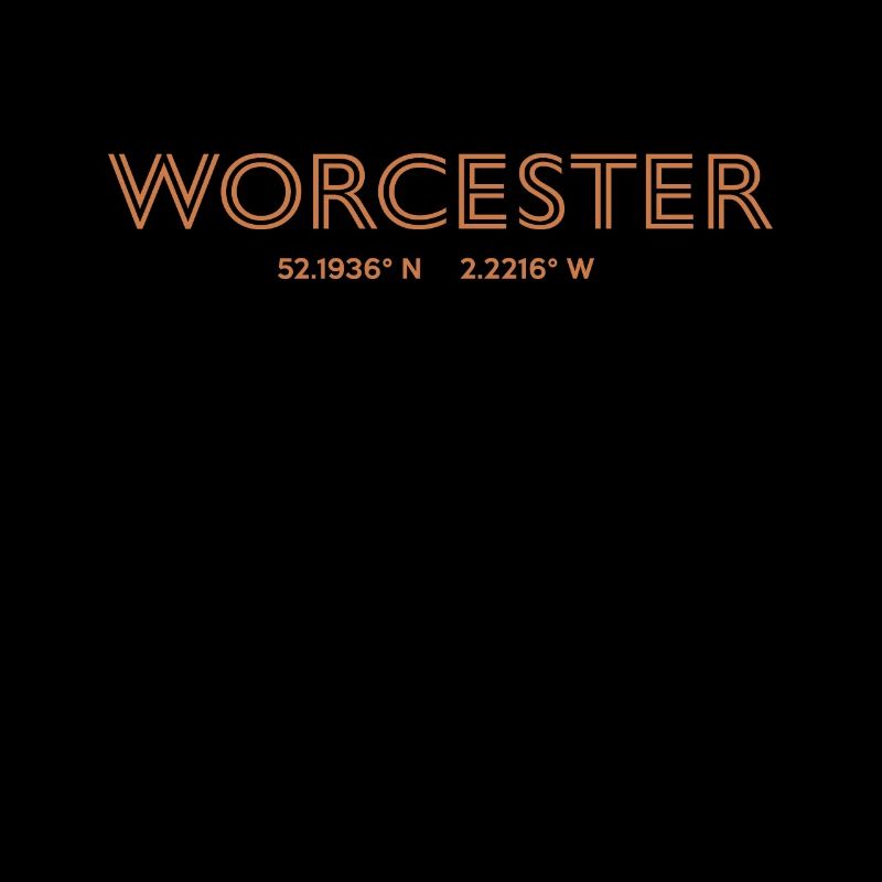 Coordonnées de la ville des États-Unis - Worcester