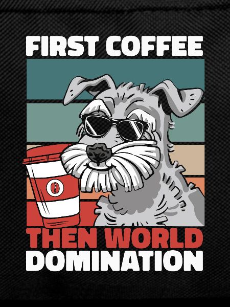 Schnauzer Dog Coffee Sunglasses
