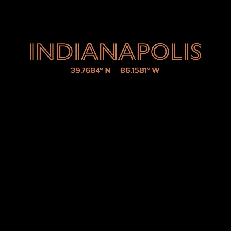 USA City Coordinates - Indianapolis
