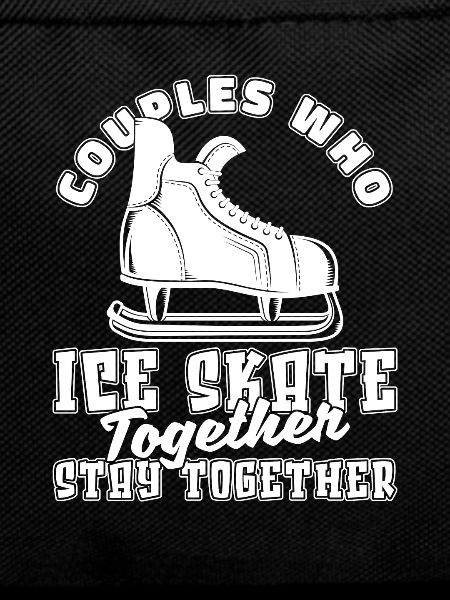 Ice skating couple