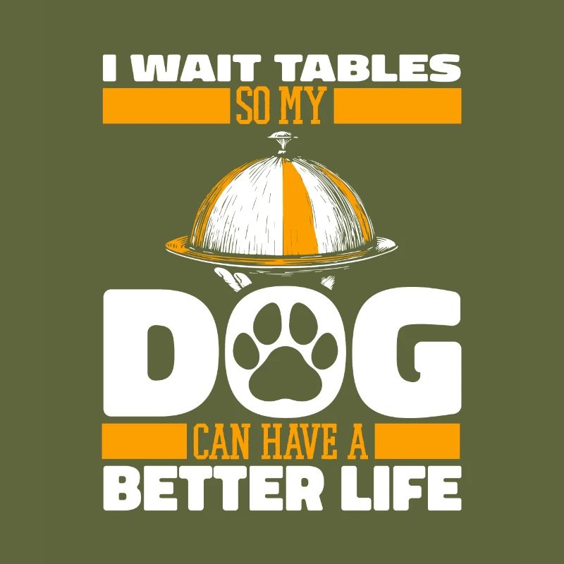 Kellner Kellnerin Hund