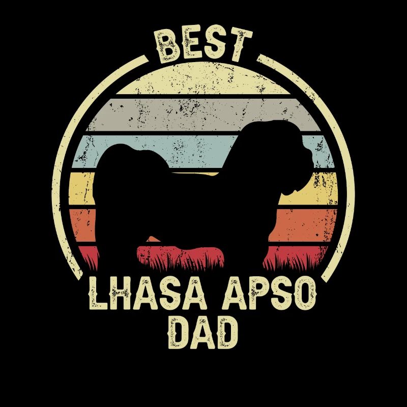 Meilleur père de chien - Lhassa Apso