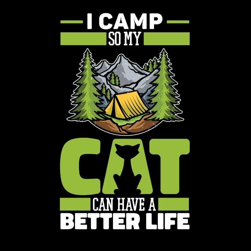 Tent Camping Camping Cat