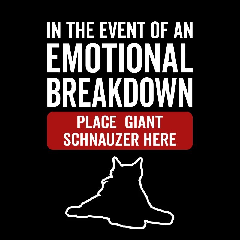 Schnauzer géant canin émotionnel
