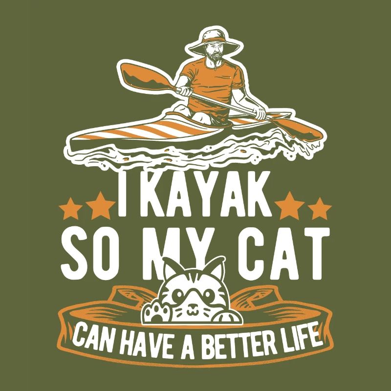 Kayaker Cat
