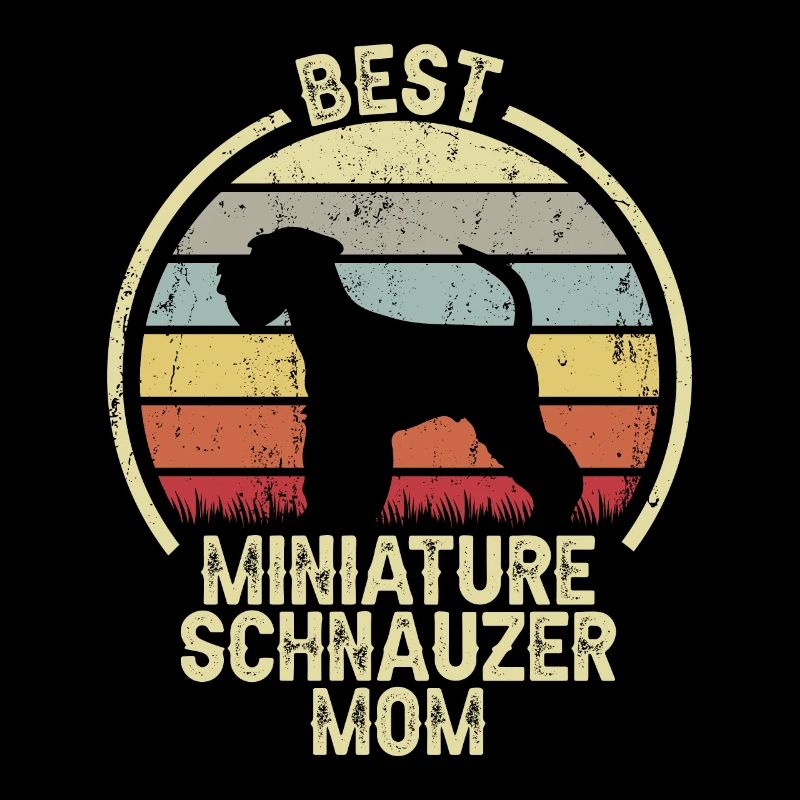 Hund Mom - Miniaturschnauzer