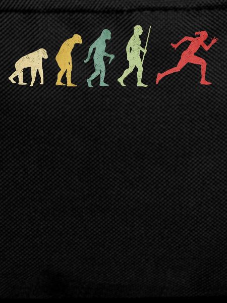 Woman Athlete Running Girl Evolution