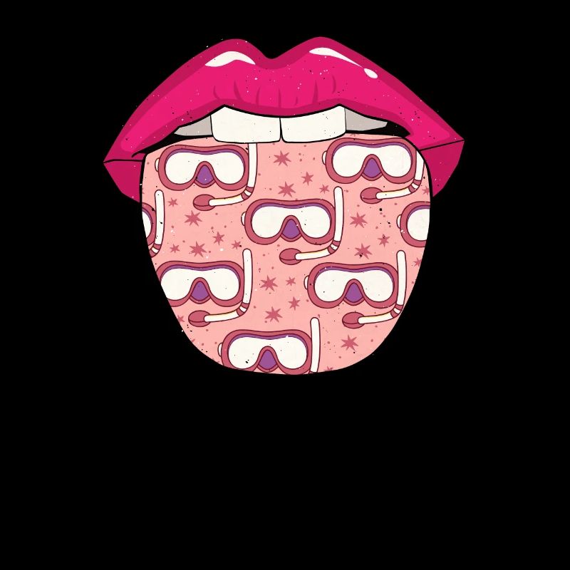 Schnorcheln Lippen