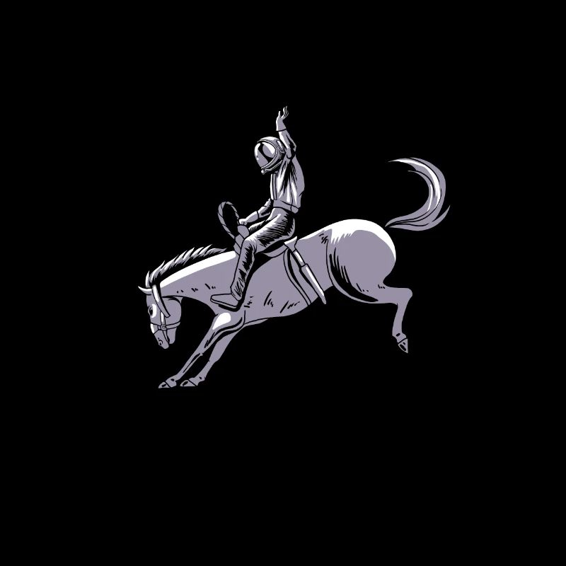 Rodeo Cowboy Astronaut