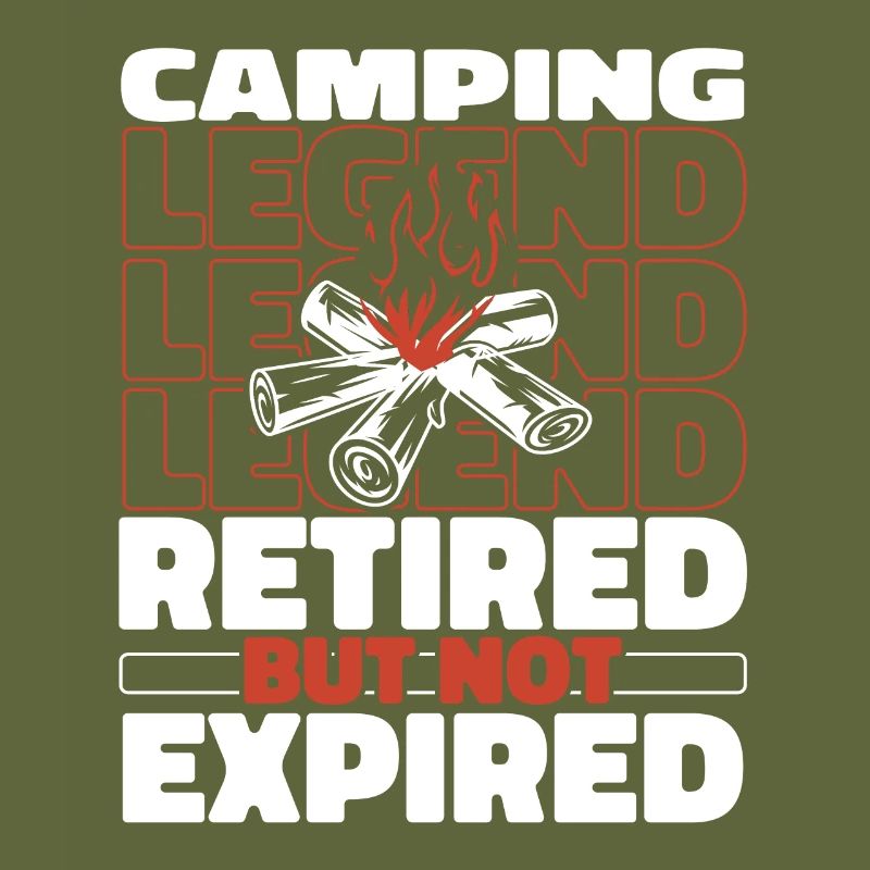 Retired camping tent