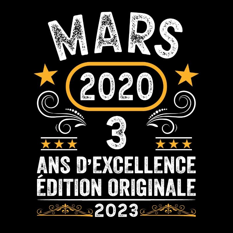 Anniversaire Vintage Idée Cadeau Mars 2020 3
