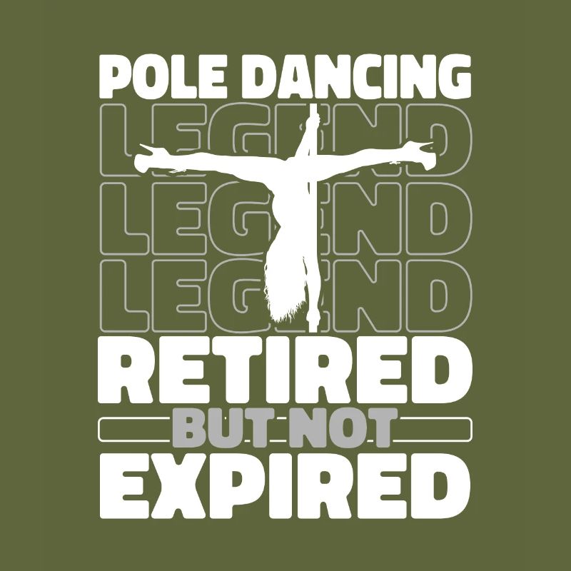 Danseur de pole dance à la retraite