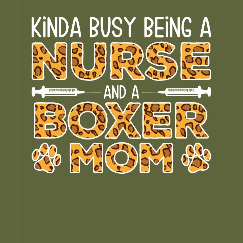 Krankenschwester Hunde Mutter - Boxer