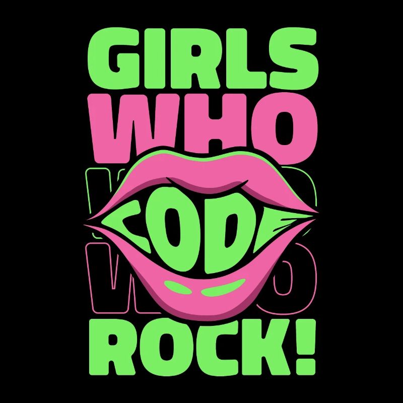 Développeur Coder Programmeur Girl