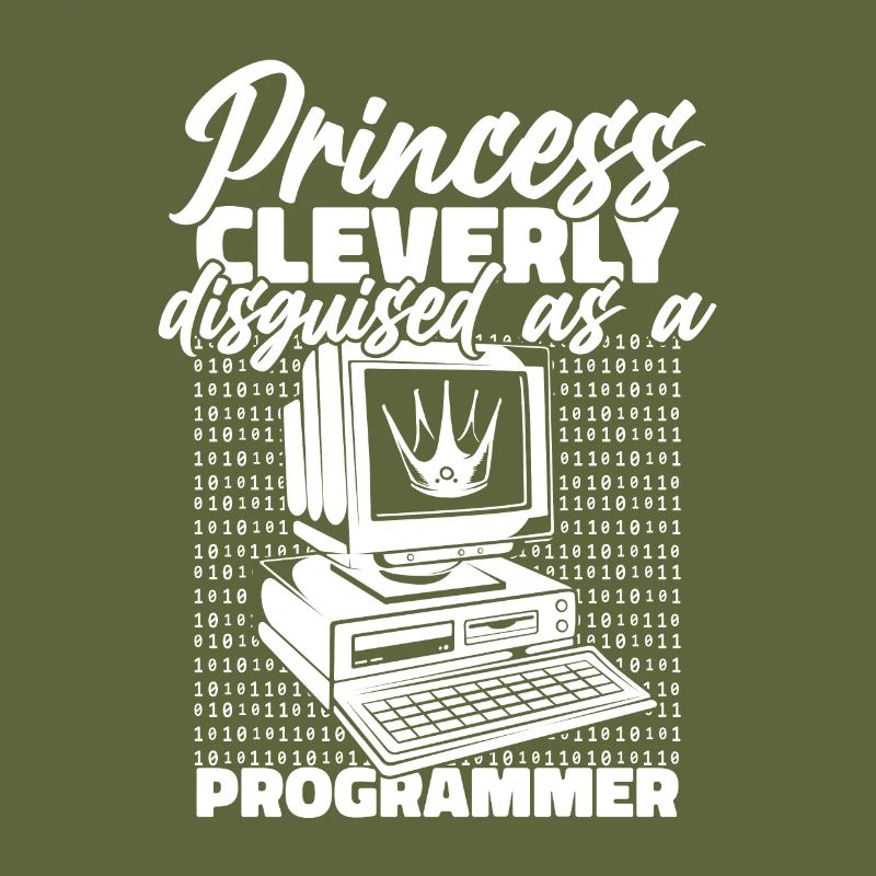 Développeur Coder Programmeur Princess